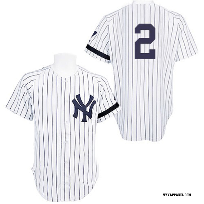 Derek Jeter Men's New York Yankees Practice Throwback Jersey - Navy Blue  Authentic