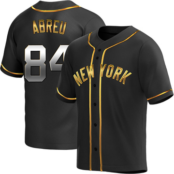 Replica Albert Abreu Youth New York Yankees Black Golden Alternate Jersey