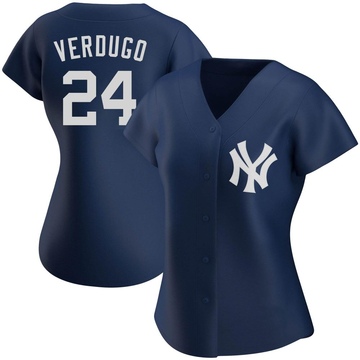 Replica Alex Verdugo Women's New York Yankees Navy Alternate Team Jersey