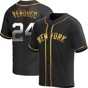 Replica Alex Verdugo Youth New York Yankees Black Golden Alternate Jersey