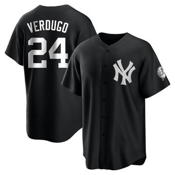 Replica Alex Verdugo Youth New York Yankees White Black/ Jersey