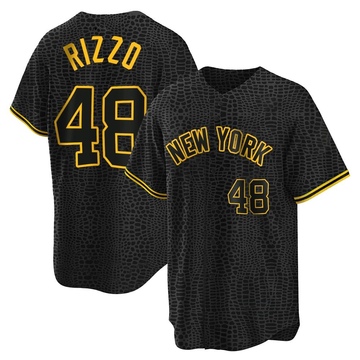 Replica Anthony Rizzo Youth New York Yankees Black Snake Skin City Jersey