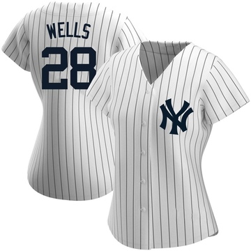 Replica Austin Wells Women's New York Yankees White Home Name Jersey