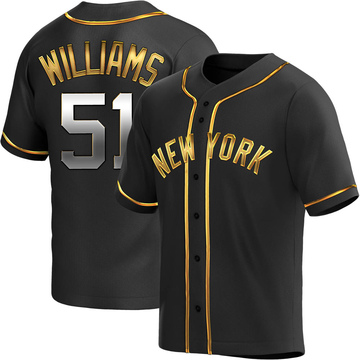 Adult Large True Fan MLB New York NY Yankees #51 Bernie Williams Jersey