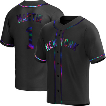 Replica Billy Martin Youth New York Yankees Black Holographic Alternate Jersey