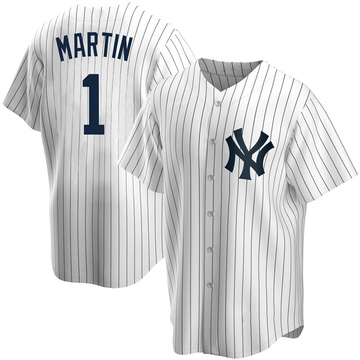 Majestic New York Yankees BILLY MARTIN Sewn Baseball JERSEY GRAY –