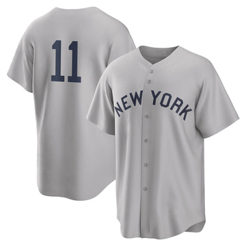 Majestic New York Yankees BRETT GARDNER 2008 Baseball JERSEY GRAY (Sta –