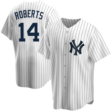 Replica Brian Roberts Youth New York Yankees White Home Jersey