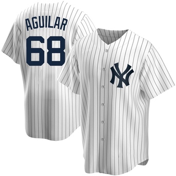 Replica Clay Aguilar Youth New York Yankees White Home Jersey