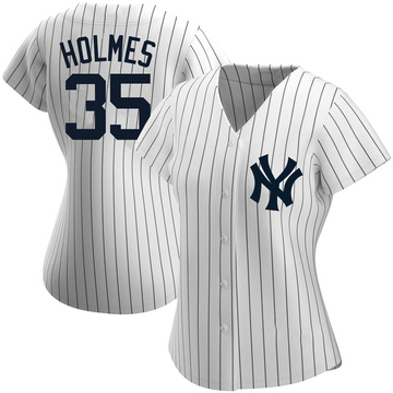 Clay Holmes New York Yankees Fanatics Authentic Player-Worn #42 White  Pinstripe Jersey vs. Minnesota Twins on April 15, 2023