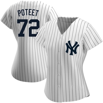 Replica Cody Poteet Women's New York Yankees White Home Name Jersey