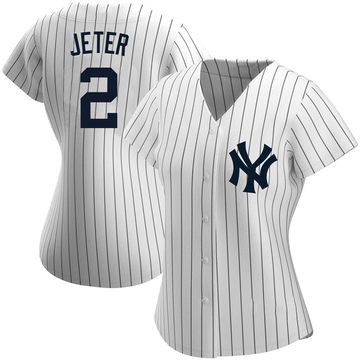 Derek Jeter Women's New York Yankees Alternate Jersey - Black Holographic  Replica
