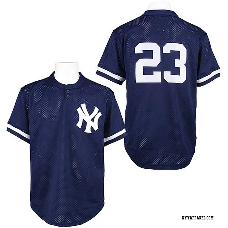 Replica Don Mattingly Men's New York Yankees Blue 1995 Throwback Jersey