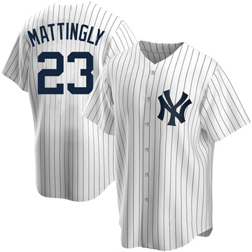 Don Mattingly New York Yankees Majestic Navy Name & Number T-Shirt -  Dynasty Sports & Framing