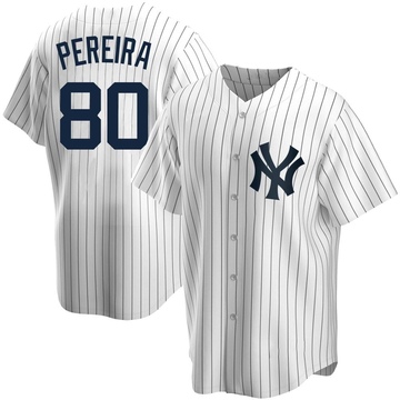 Replica Everson Pereira Youth New York Yankees White Home Jersey