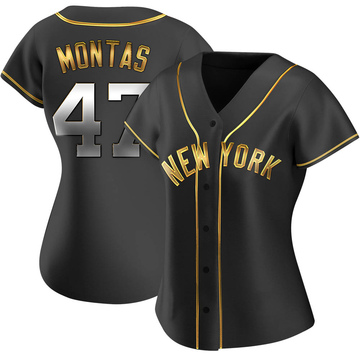 Replica Frankie Montas Men's Oakland Athletics White Black/ Jersey