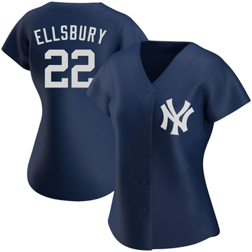 Replica Jacoby Ellsbury Women's New York Yankees Navy Alternate Team Jersey