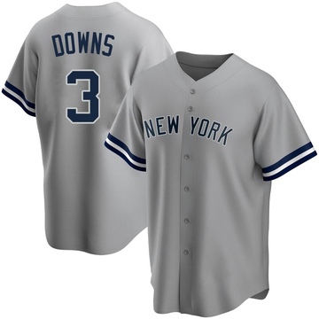 Replica Jeter Downs Youth New York Yankees Gray Road Name Jersey