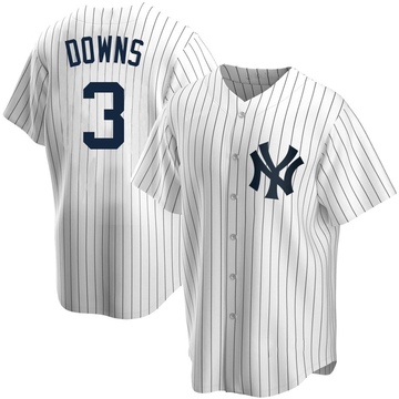 Replica Jeter Downs Youth New York Yankees White Home Jersey