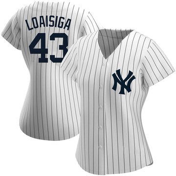 2021 New York Yankees Jonathan Loaisiga #43 Game Issued Grey Jersey 16th P  44 5