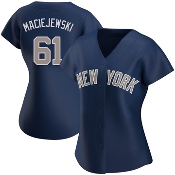 Replica Josh Maciejewski Women's New York Yankees Navy Alternate Jersey