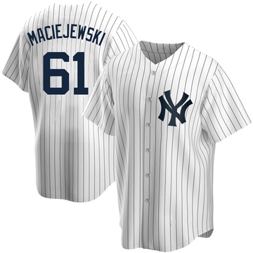 Replica Josh Maciejewski Youth New York Yankees White Home Jersey