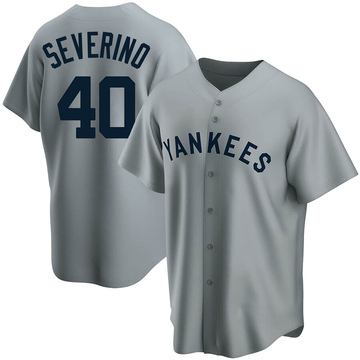 Lids Luis Severino New York Yankees Fanatics Authentic Game-Used #40 Gray  Jersey vs. Toronto Blue Jays on June 19, 2022