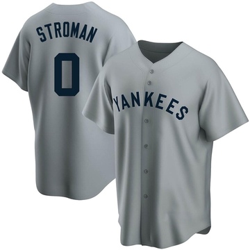 Replica Marcus Stroman Youth New York Yankees Gray Road Cooperstown Collection Jersey