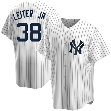 Replica Mark Leiter Jr. Youth New York Yankees White Home Jersey