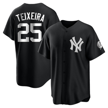 Nike Mark Teixeira No Name Jersey - Yankees Home Number Only Jersey