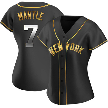 Lot Detail - MICKEY MANTLE 1951 REPLICA YANKEE JERSEY w