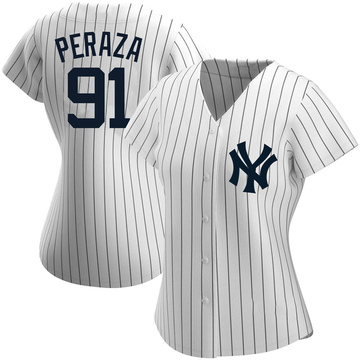 Men's New York Yankees Nike Oswald Peraza Road Authentic Jersey