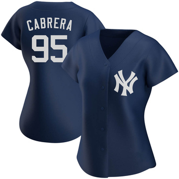 Kids New York Yankees Nike Oswaldo Cabrera Home Jersey