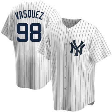 Men's New York Yankees Nike Randy Vasquez Home Authentic Jersey