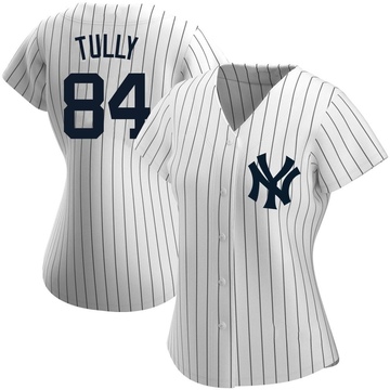 Replica Tanner Tully Women's New York Yankees White Home Name Jersey