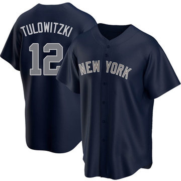 Replica Troy Tulowitzki Youth New York Yankees Navy Alternate Jersey