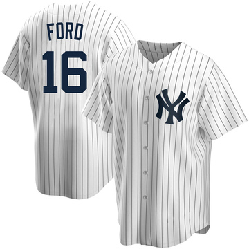 Whitey Ford New York Yankees Mitchell & Ness Authentic Jersey - Cream