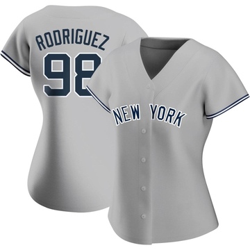 Replica Wilson Rodriguez Women's New York Yankees Gray Road Name Jersey