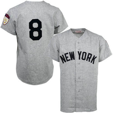 Yogi Berra No Name Jersey - Yankees Replica Home Number Only