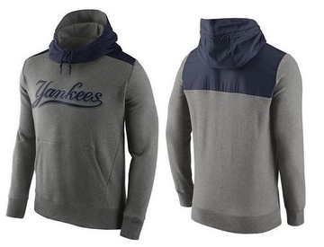 Men's New York Yankees Gray Hybrid Hoodie